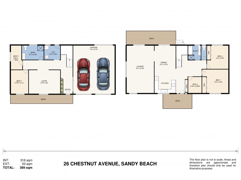 26 Chestnut Avenue, Sandy Beach NSW 2456 Floorplan