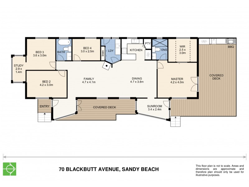 71 Blackbutt Avenue, Sandy Beach NSW 2456 Floorplan