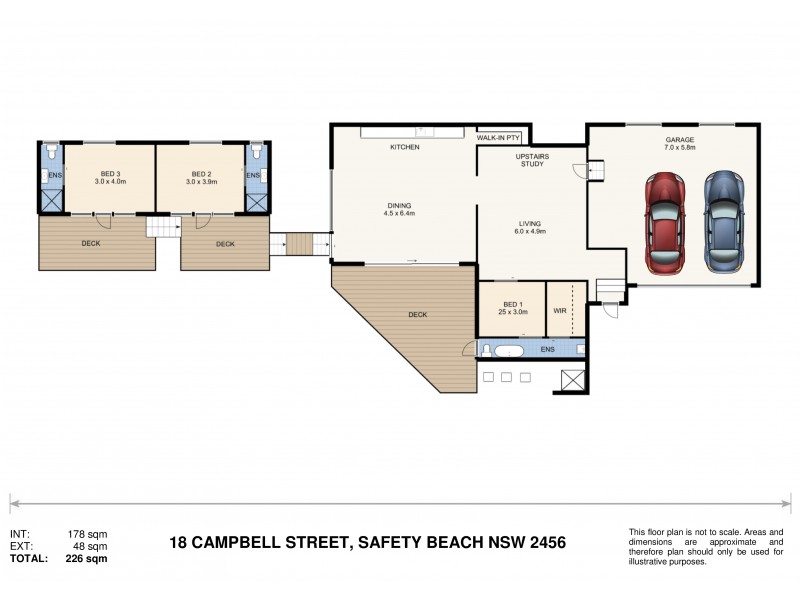 18 Campbell Street, Safety Beach NSW 2456 Floorplan