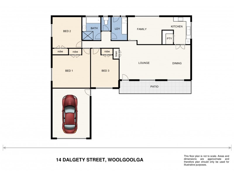 14 Dalgety Street, Woolgoolga NSW 2456 Floorplan
