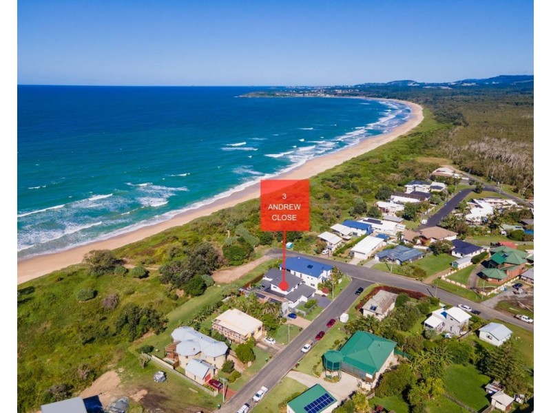 3 Andrew Close, Corindi Beach NSW 2456 the real estate agency For Sale
