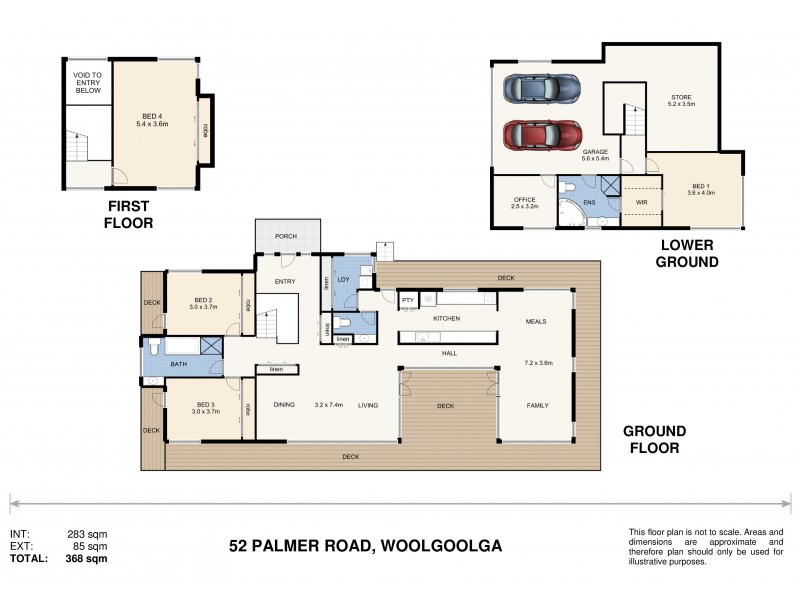 52 Palmer Road, Woolgoolga NSW 2456 Floorplan