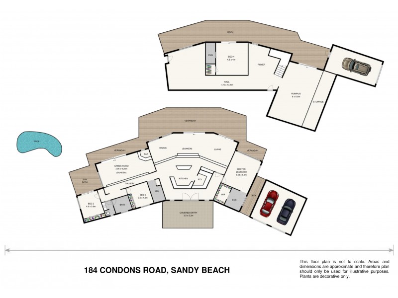 184 Condons Road, Sandy Beach NSW 2456 Floorplan