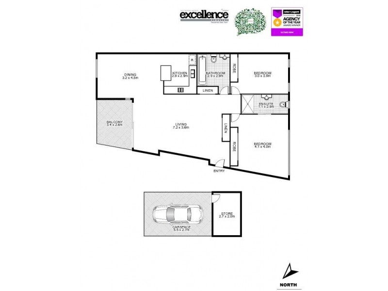 B16/40-42 Saunders Street, Pyrmont NSW 2009 Floorplan