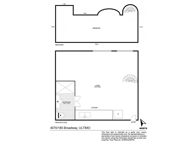 4070/185 Broadway, Ultimo NSW 2007 Floorplan
