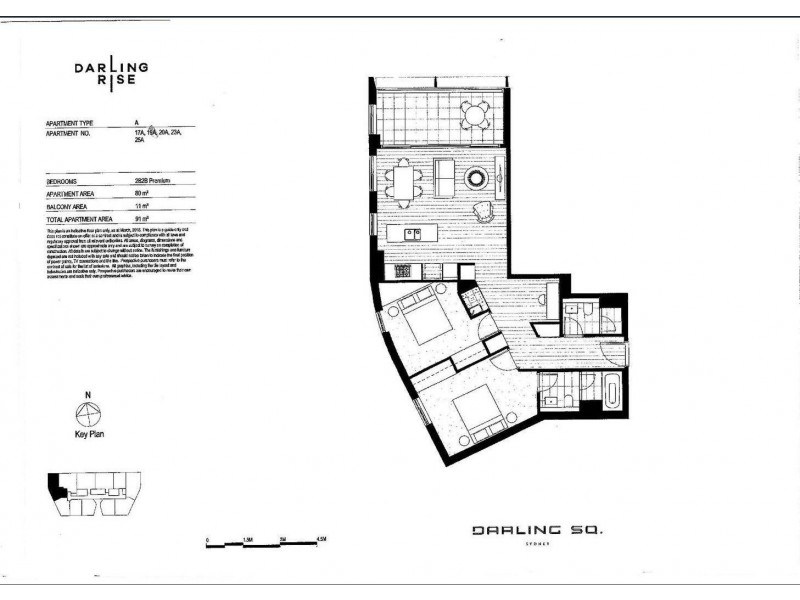 1908/82 Hay Street, Haymarket NSW 2000 Floorplan