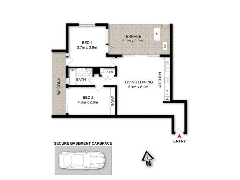 22/95-103 Euston Street, Alexandria NSW 2015 Floorplan