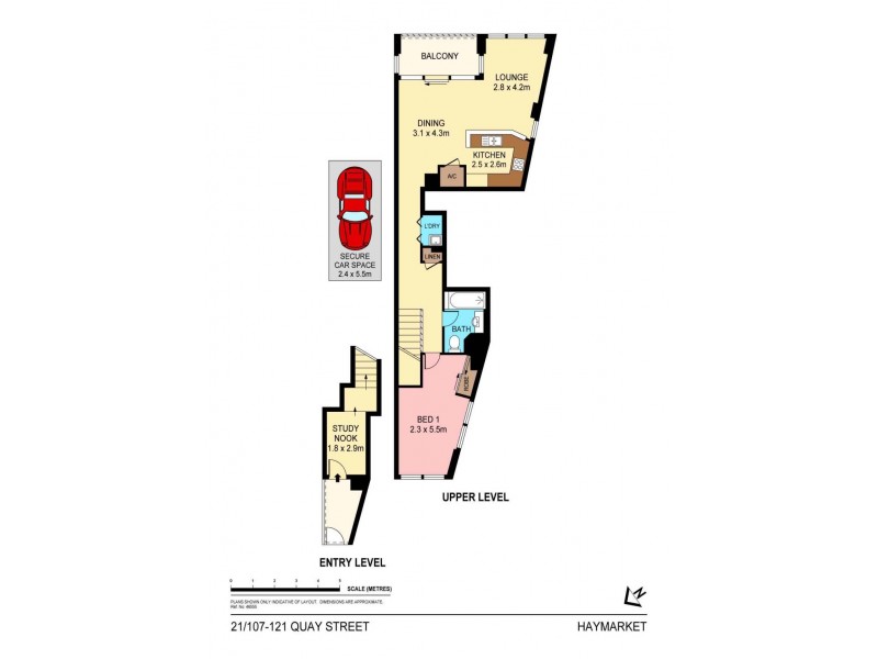 21/107 Quay Street, Haymarket NSW 2000 Floorplan
