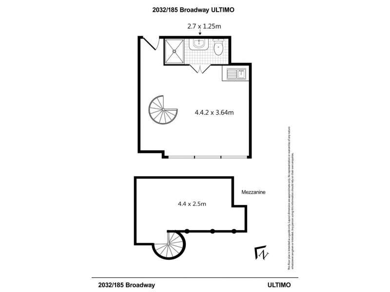 2032/185 Broadway, Ultimo NSW 2007 Floorplan
