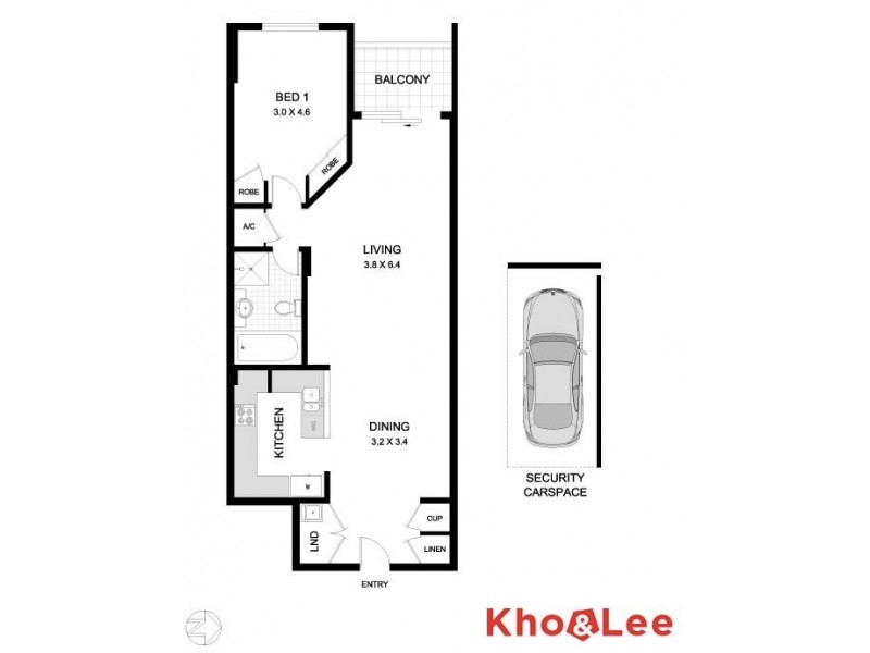 19/1-5 Harwood Street, Pyrmont NSW 2009 Floorplan