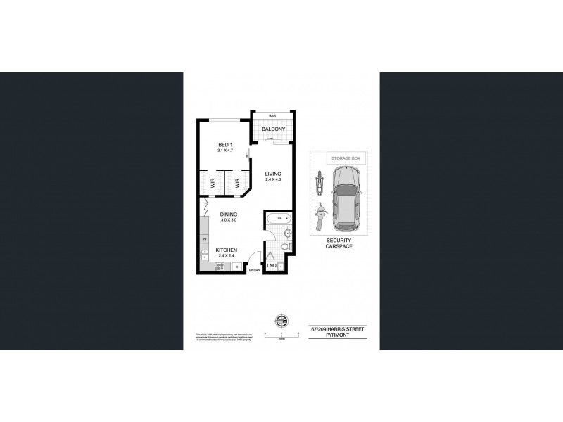 67/209  Harris Street, Pyrmont NSW 2009 Floorplan