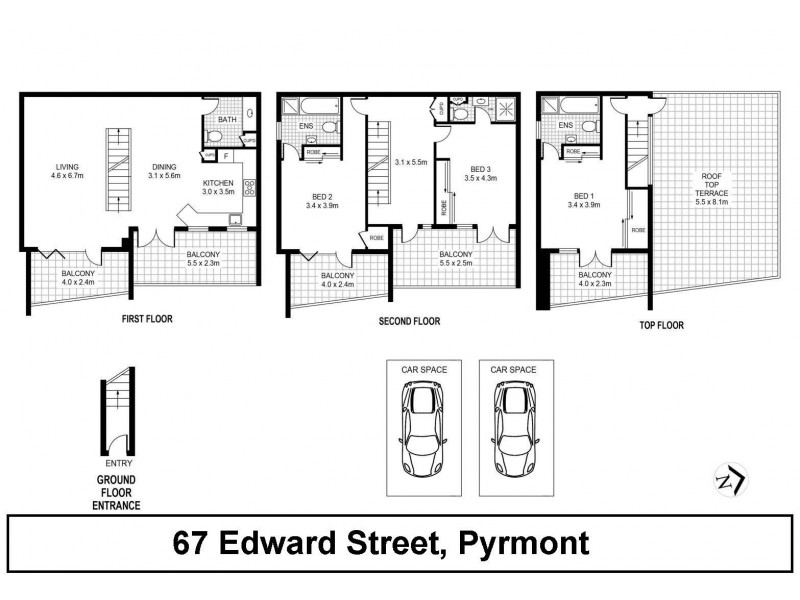 67  Edward Street, Pyrmont NSW 2009 Floorplan