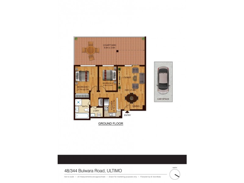 48/344 Bulwara Road, Ultimo NSW 2007 Floorplan