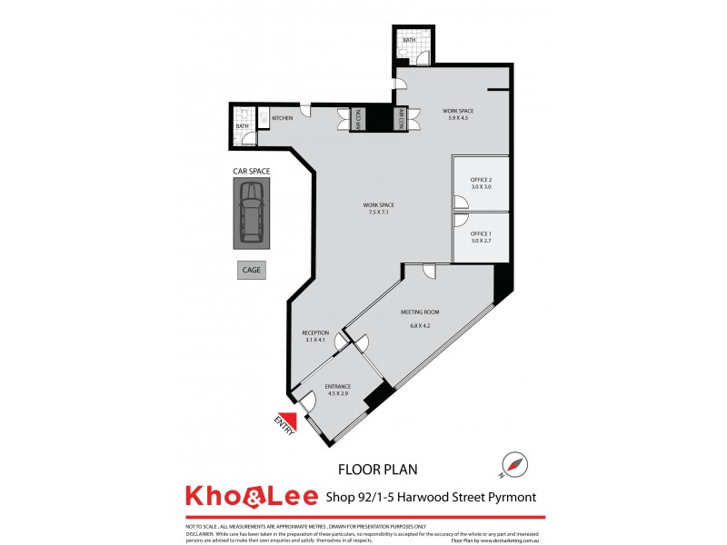 92/1-5  Harwood Street, Pyrmont NSW 2009 Floorplan