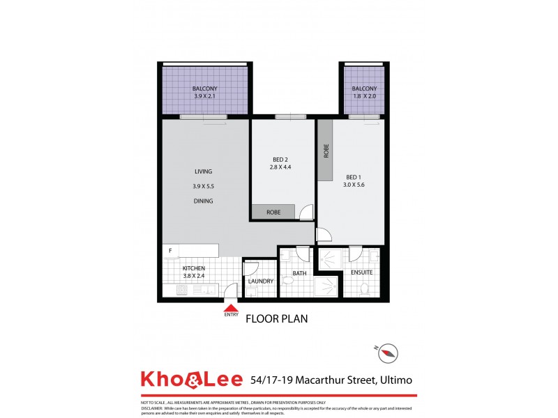 54/17-19  MacArthur Street, Ultimo NSW 2007 Floorplan