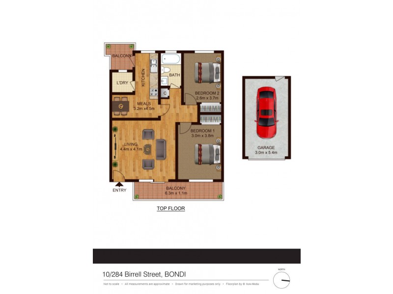 10/284  Birrell Street, Bondi NSW 2026 Floorplan