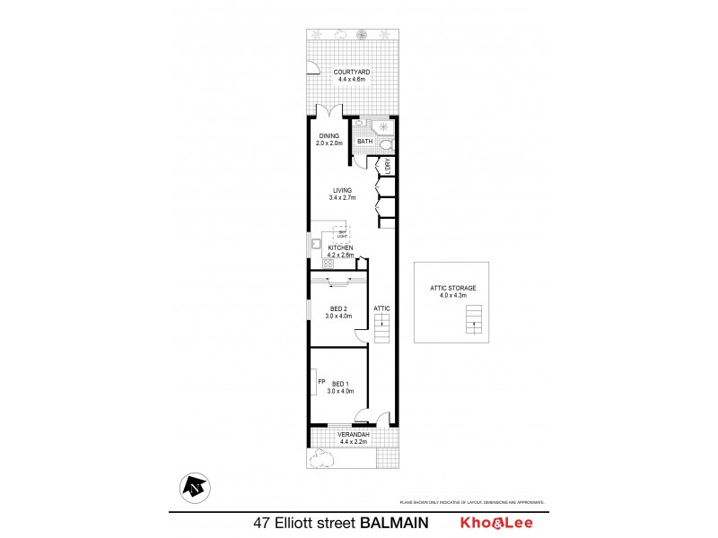 47  Elliott Street, Balmain NSW 2041 Floorplan
