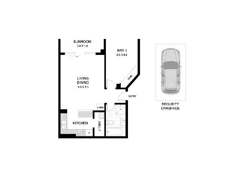 61/2-26 Wattle Crescent, Pyrmont NSW 2009 Floorplan