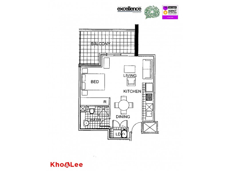 B408/62 Mountain Street, Ultimo NSW 2007 Floorplan