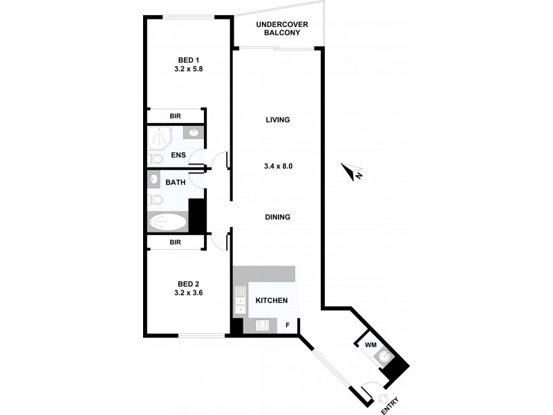 410/49 Regent Street, Chippendale NSW 2008 Floorplan