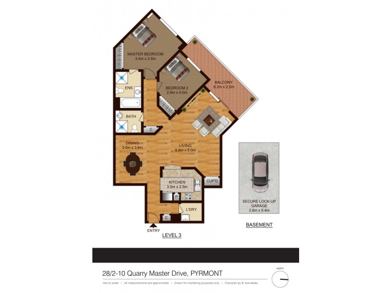 28/2-10 Quarry Master Drive, Pyrmont NSW 2009 Floorplan