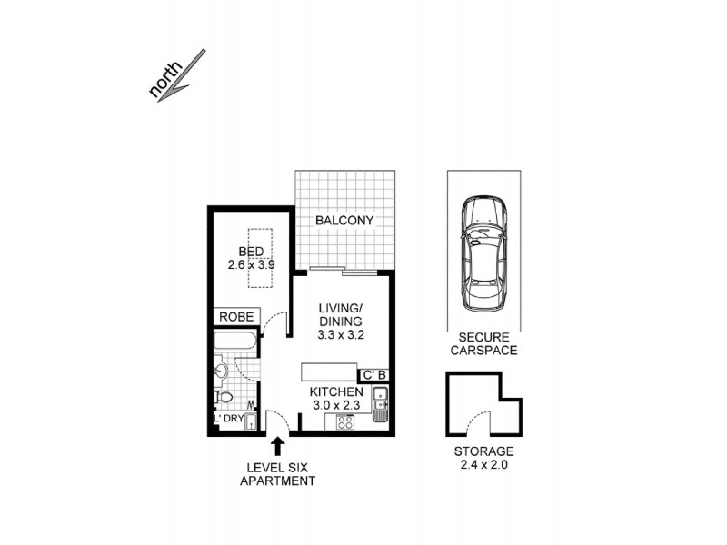 51/558  Jones Street, Ultimo NSW 2007 Floorplan