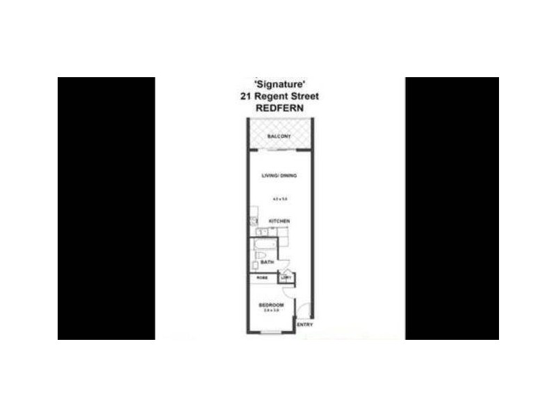 26/21-69 Regent Street, Redfern NSW 2016 Floorplan