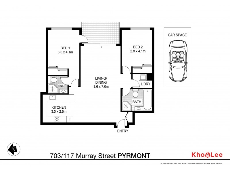 703/117 Murray Street, Pyrmont NSW 2009 Floorplan