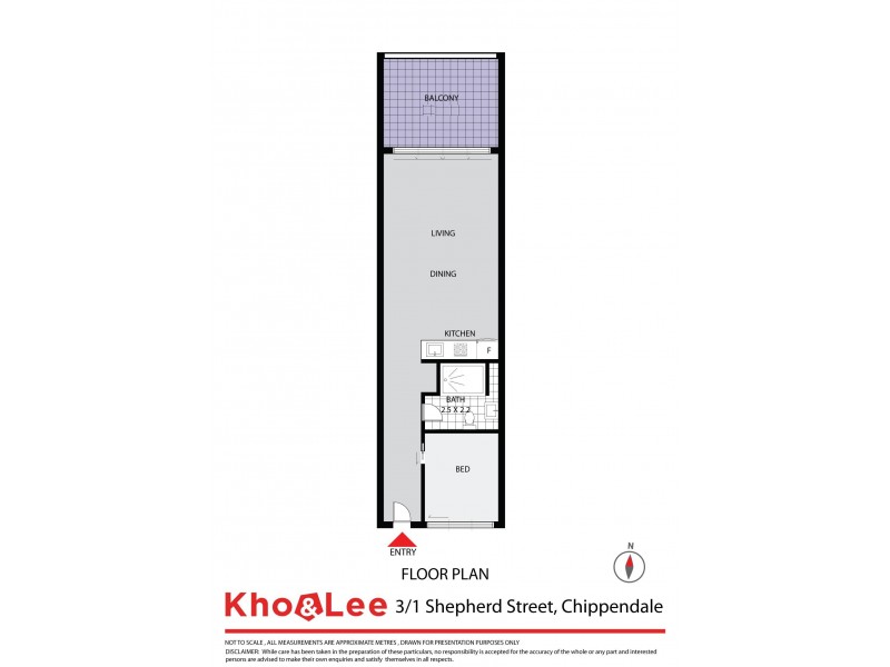 3/1 Shepherd Street, Chippendale NSW 2008 Floorplan