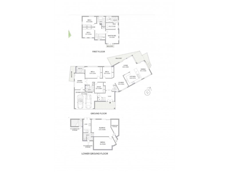 10 Pindari Avenue, Castle Cove NSW 2069 Floorplan