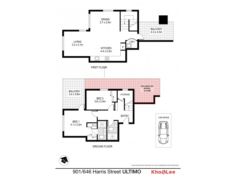 901/646 Harris Street, Ultimo NSW 2007 Floorplan