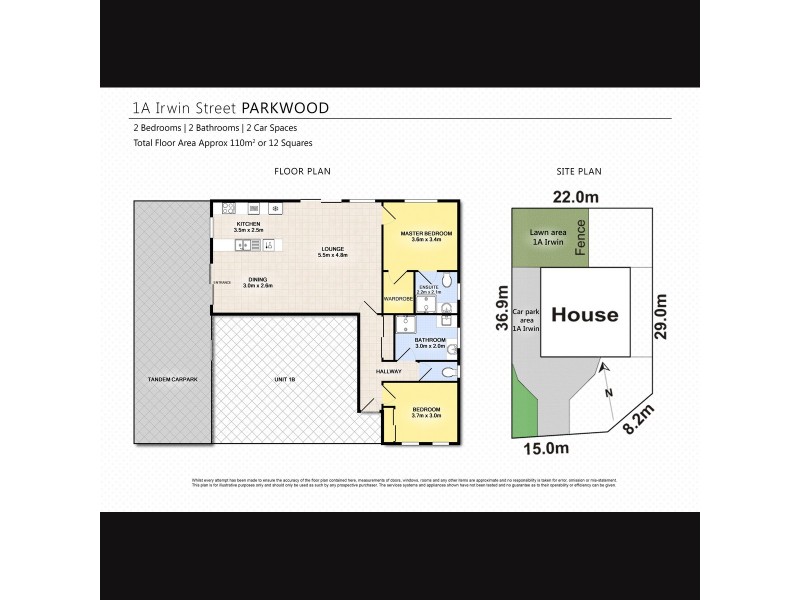 1 Irwin Street, Parkwood QLD 4214 Floorplan
