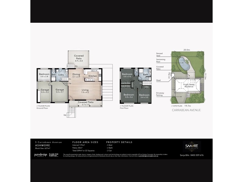 5 Carrabean Avenue, Ashmore QLD 4214 Floorplan