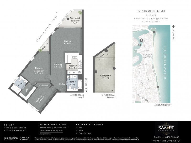 16/52 BACK STREET, Biggera Waters QLD 4216 Floorplan