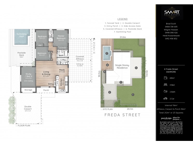 4 FREDA STREET, Ashmore QLD 4214 Floorplan