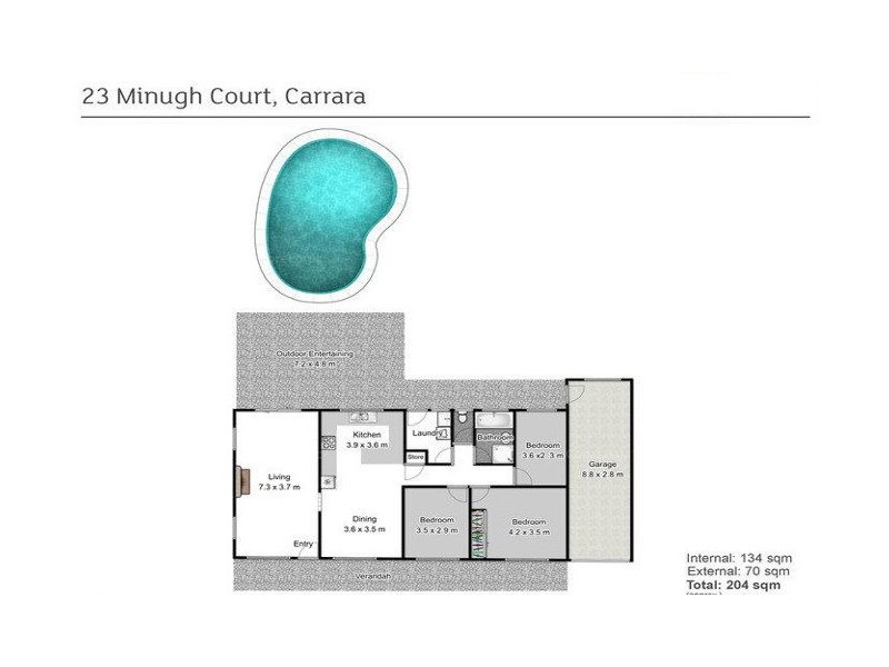 Carrara QLD 4211 Floorplan