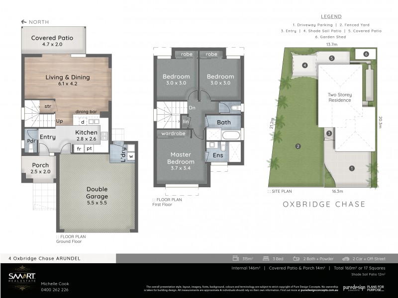 4 Oxbridge Chase, Arundel QLD 4214 Floorplan