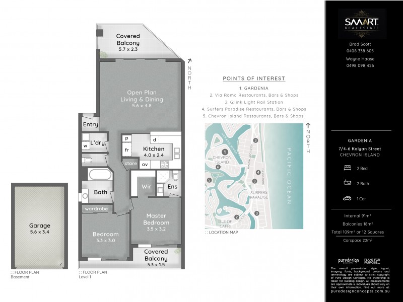 7/4 Kalyan Street, Chevron Island QLD 4217 Floorplan
