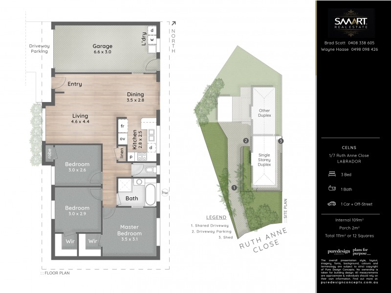1/7 Ruth Anne Close, Labrador QLD 4215 Floorplan