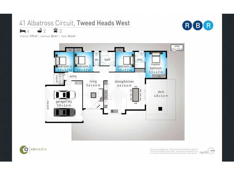 41 Albatross Circuit, Tweed Heads West NSW 2485 Floorplan