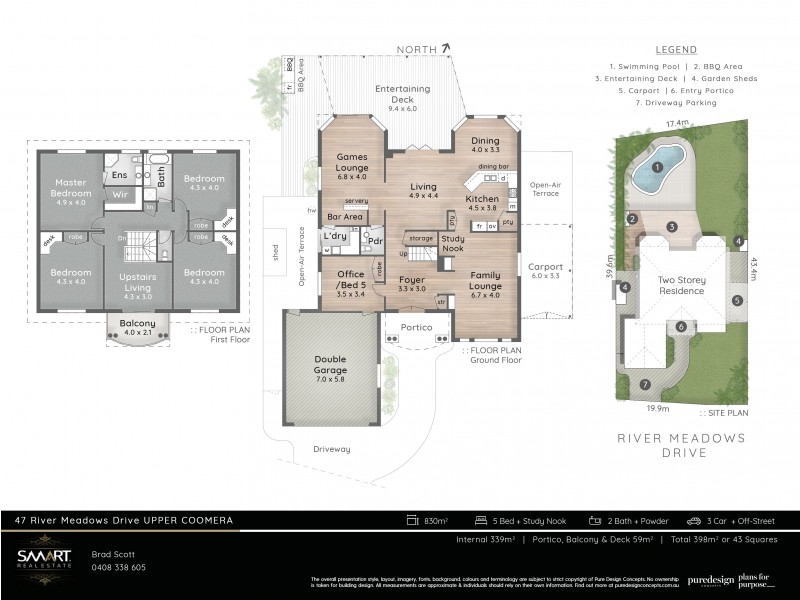 47 River Meadows Drive, Upper Coomera QLD 4209 Floorplan