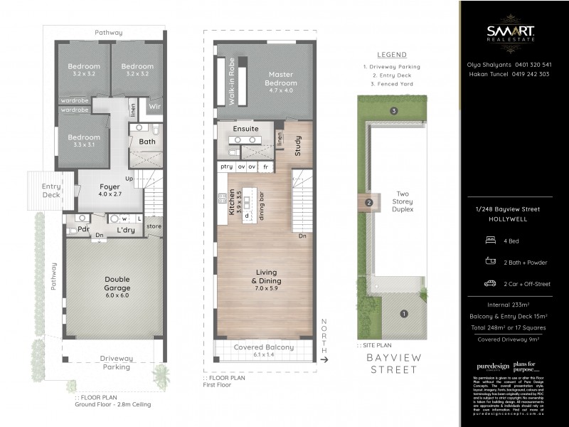 1/248 Bayview Street, Hollywell QLD 4216 Floorplan
