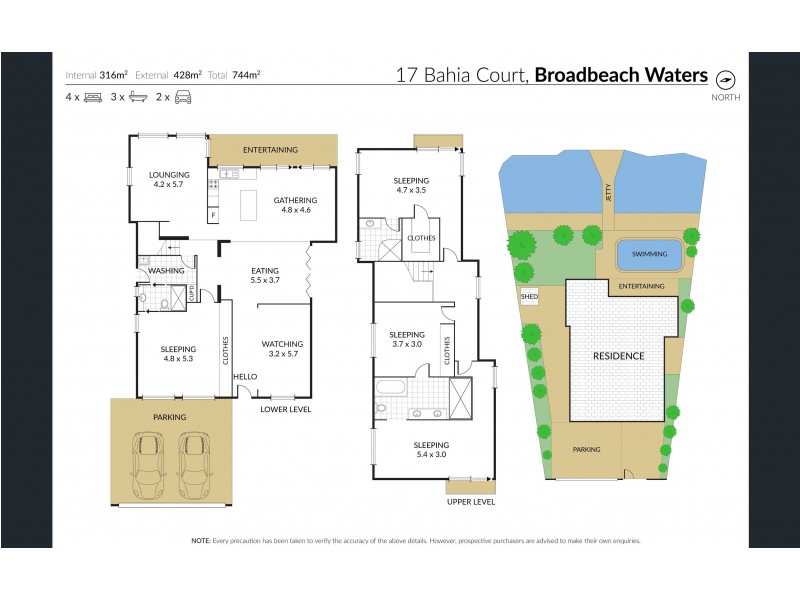 Broadbeach Waters QLD 4218 Floorplan