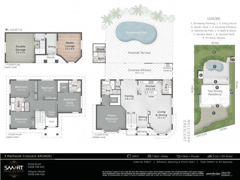 3 Mellissah Crescent, Arundel QLD 4214 Floorplan