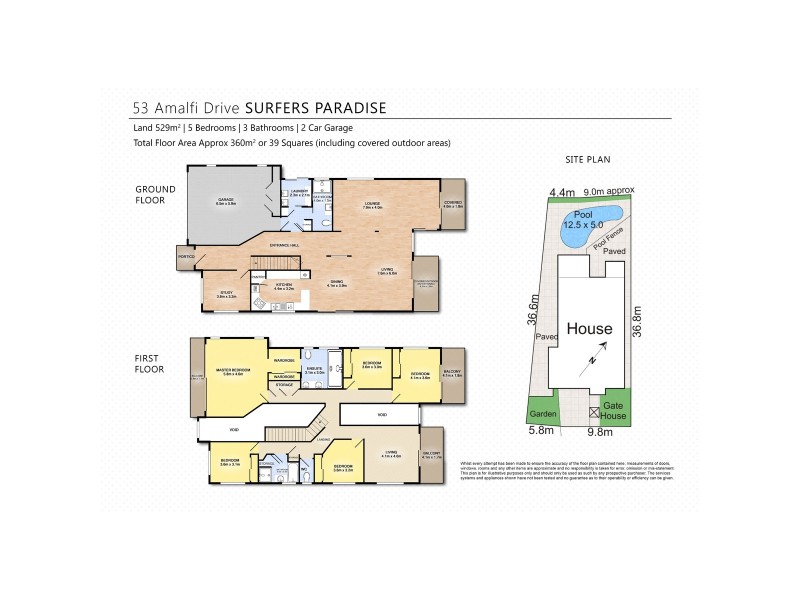 53 Amalfi Drive, Isle Of Capri QLD 4217 Floorplan