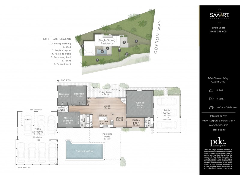 1/14 Oberon Way, Oxenford QLD 4210 Floorplan