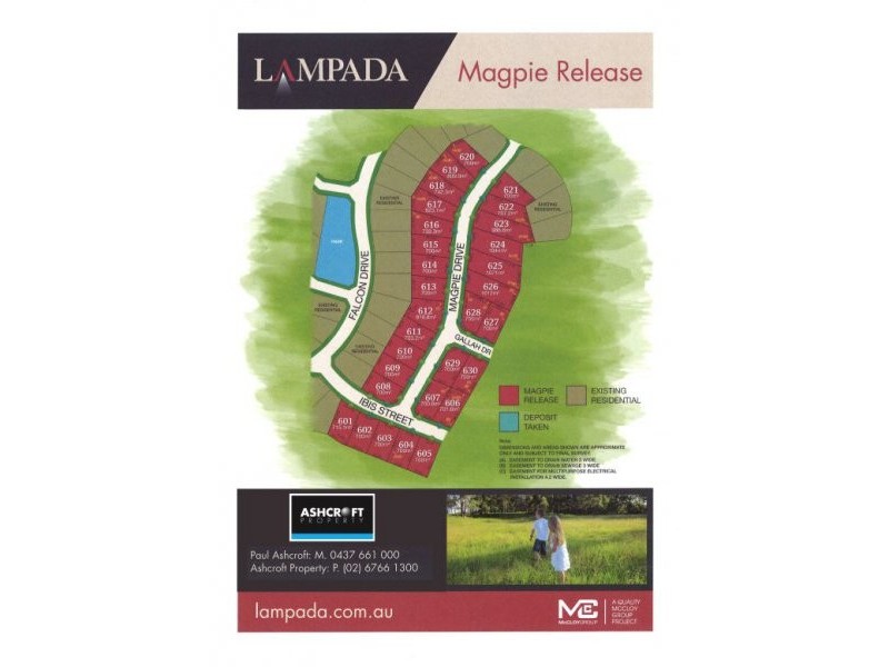 Lot 601 – 630 Magpie Release, Lampada, Tamworth NSW 2340