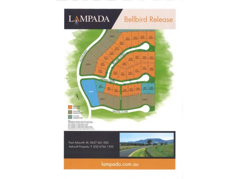 Lot 318 Bellbird Street, Lampada Estate, Tamworth NSW 2340