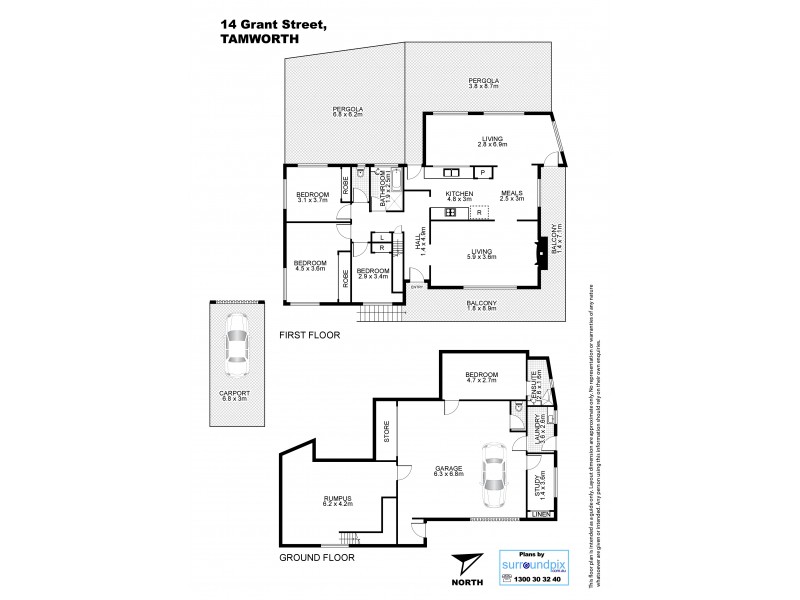 14 Grant Street, Tamworth NSW 2340 Floorplan