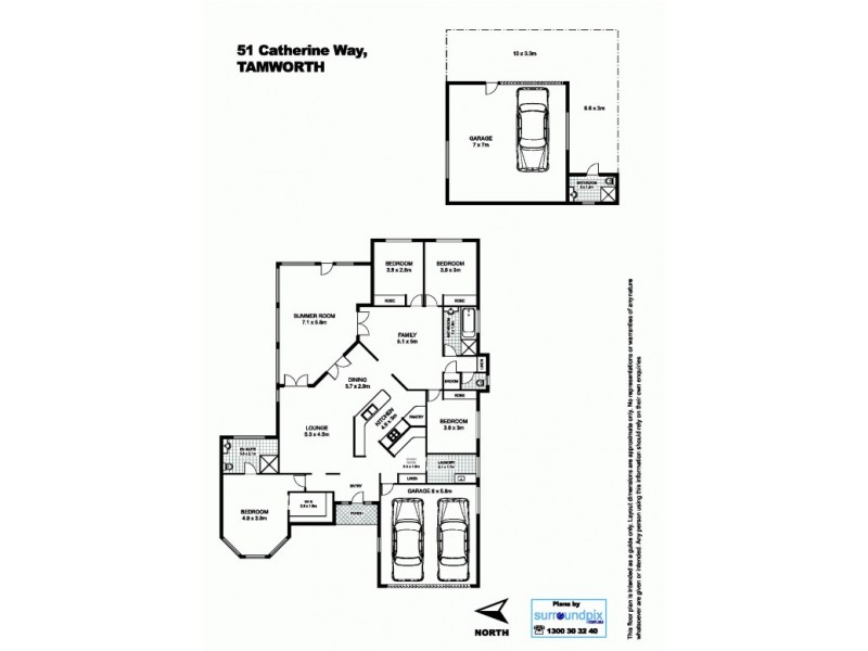 51 Catherine Way, Tamworth NSW 2340 Floorplan